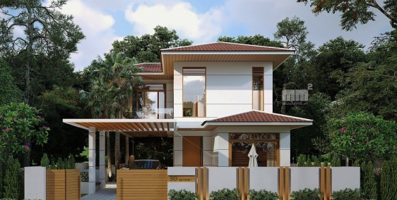 Biệt Thự Thăng Long view sông thoáng mát