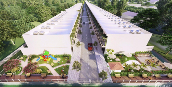 nhà bán một trệt một lầu khu dân cư Quốc Việt