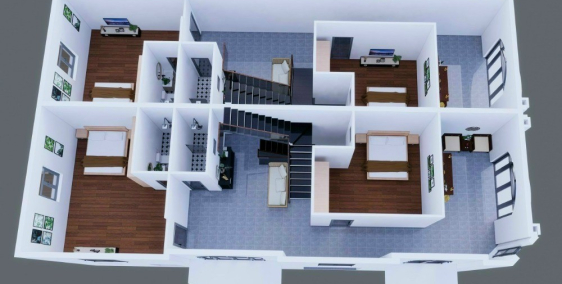 Nhà phố đường số 3 gần công viên nước khu đô thị 5A