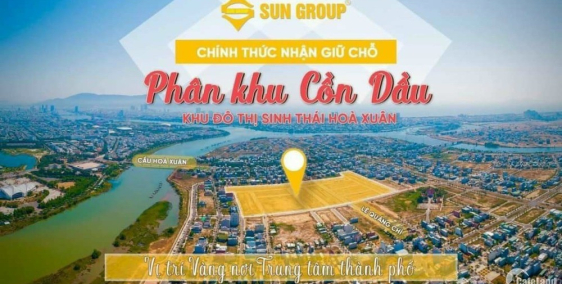 Mở Bán Đất Nền Khu Hòa xuân Mở Rộng Cồn Dồn.