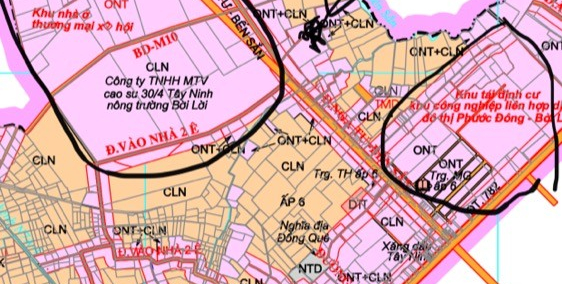 Đất sát khu tđc, gần cỗng 2 kcn phước đông, cụm khu nhà ở xã hội tập đoàn vinrou