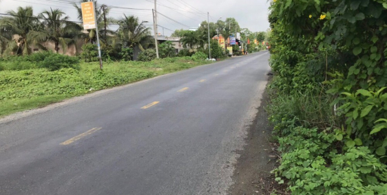 Bán đất giáp tỉnh lộ và kênh lớn