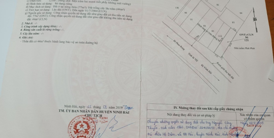 cần bán đất ninh thuận: thôn khánh hội, xã tri hải, huyện ninh hải, ninh thuận