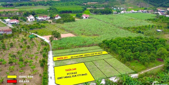 Bán Đất Diên Thọ View Sông , Gần TL2  ngay KDC 317m2