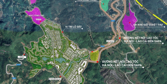 10m mặt tiền -đối diện dự án kdt Cốc San 186ha cần bán - mặt đường 4D