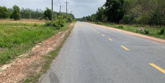 Đất Dàu Tiếng mặt tiền đường ĐT 744 xã Định Thành, đang được mở rộng
