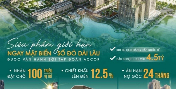 Sở Hữu BĐS Mặt Biển - 1 Vốn 4 Lời - Chỉ từ 3,5 tỷ.