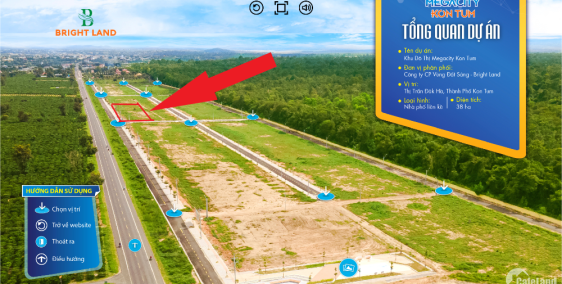 Megacity Kon Tum – Lô kề góc mặt tiền Hùng Vương giá ngoại giao– LH 0339017374