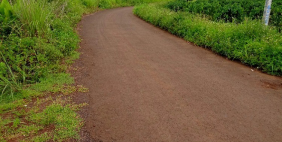 Đất mặt đường nhựa rộng rãi trong khu dân cư