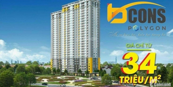 Căn hộ Bcons gần cầu vượt Sóng Thần -2pn2wc chỉ 1tỷ8 - chiết khấu lên đến 100tr