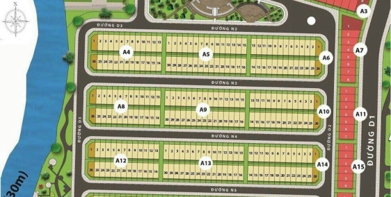 Bán nhanh Lô Đất KDC Nhơn Đức, DT: 100m2 không vướng, view kênh. Giá: 3,9 tỷ