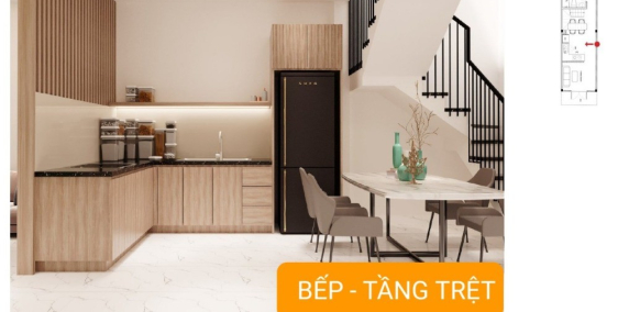 Nhà mới 100% 3PN - Hẻm xe hơi 1/Nơ Trang Long. DT: 55m2 (nở hậu), 1Trệt 1Lầu