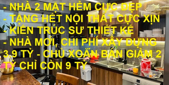 Bán nhà cực đẹp hẻm xe hơi Bình Thới 60m2 giảm 2 tỷ chỉ còn 9 tỷ Q11