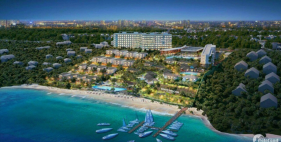 Quy mô dự án hơn 5ha + 2 ha bờ biển và là dự án duy nhất có pháp lý sổ hồng riê