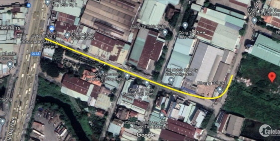 QUẬN 12, ĐẤT KCN, XÂY DỰNG NHÀ XƯỞNG, QUỐC LỘ 1A, KV 60x110m 6660m2,