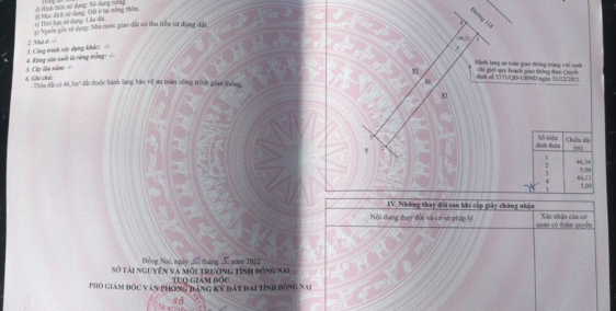 Đất thổ cư mặt tiền đường nhựa 18m ngay trung tâm Đồng Nai