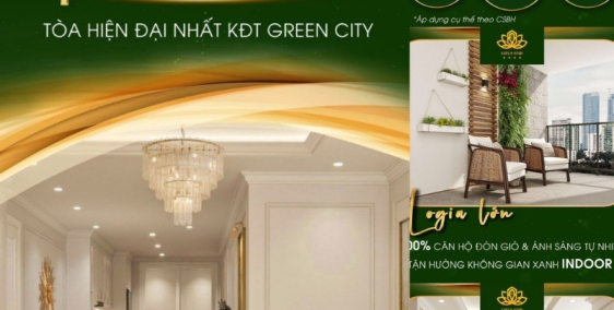 ĐỘC QUYỀN MỞ BÁN 55 CĂN HỘ TÒA LOTUS 2 ( CHUNG CƯ THƯƠNG MẠI GREEN CITY BẮC G
