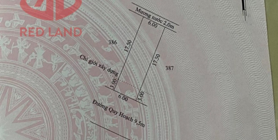 KQH VỊNH MỘC-THỦY DƯƠNG ĐƯỜNG 9,5M RỘNG RÃI