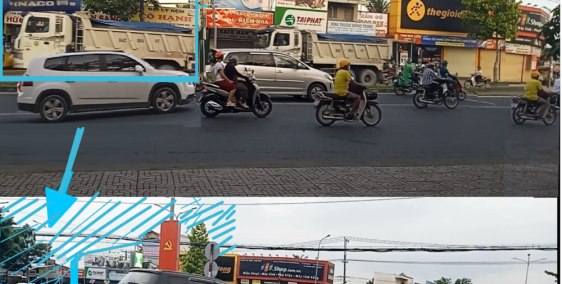 NHÀ ĐẤT MẶT BẰNG 1000m2(12,5mx80m)QL1A,Mặt tiền,trung tâm,ngã 4 lớn,FPT,