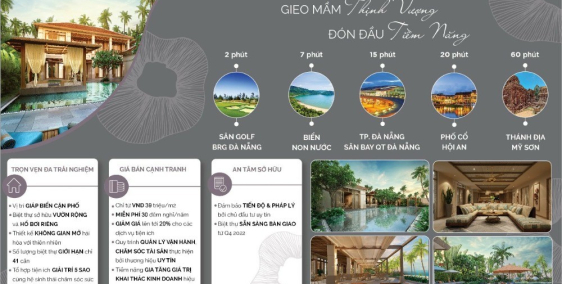 Đại lý F1 phân phối dự án Fusion Villas Resort Đà Nẵng