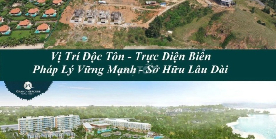 Dự Án Grand Mercure Phan Thiết-SHR Sở hữu lâu dài 105 căn hộ (1pn 70m2, 2pn 84m2