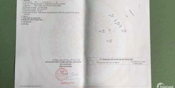 Vị trí sau lưng siêu thị điện máy khóm 8, thành phố Châu Đốc.