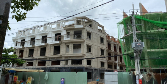 Nhà phố mặt tiền tô ngọc vân Q12 - diện tích đất 60m2