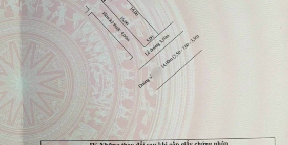 Nền Vạn Phát Sông Hậu có hẻm kỹ thuật 4m bên hông