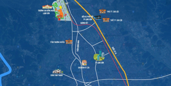 bán đất nền dự án  nam hoàng đồng tp lạng sơn