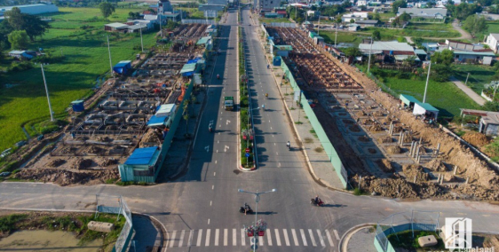 Nhà phố thương mại đẳng cấp bậc nhất Long An, mặt tiền đường nhà nước 30mét