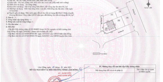 Bán đất bảo lộc 166m2, 2 mặt tiền đường nhựa 9m,sẵn nhà nghỉ dưỡng 40m2, sổ sẵn