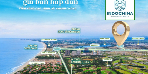 KĐT Điện Âm mặt sông Cổ Cò, đầu tư chỉ với 1 tỷ, kề sông cạnh biển