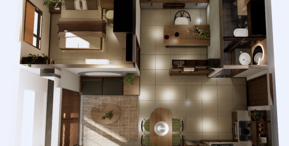 Nhà ở cao cấp tại Tân Uyên dành cho vkck trẻ chỉ 970tr, sở hữu sổ hồng lâu dài