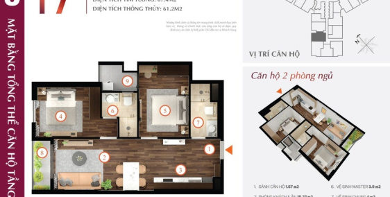 Bán căn hộ 2 phòng ngủ dự án Hoàng Huy Commerce, giá gốc giai đoạn 1 cực ưu đãi.