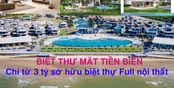 Chỉ còn 1 căn Biệt thự vị trí cực đẹp mặt biển Chí Linh