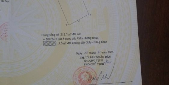 Bán nhà ngõ 11m phố võ chí công