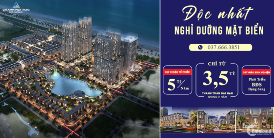 SỞ HỮU 30 CĂN BOUTIQUE HOTELS MẶT BIỂN BẢO NINH CUỐI CÙNG – LỢI NHUẬN 5 TỶ