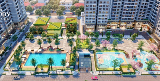 Hà Nội Melody Residences toạ lạc tại quỹ đất vàng KĐT Mới Tây Nam, Hồ Linh Đàm,