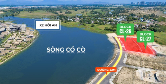 Vài lô đất gần dự án Rosa Complex ngay biển Điện Dương giá 18tr/m2