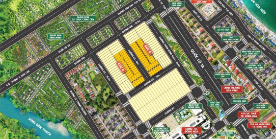 Cần tiền kinh doanh, bán gấp 2 lô liền kề ngay trung tâm hành chính Đông Hoà