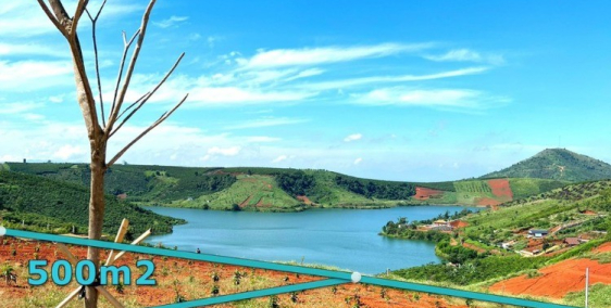 đất nghỉ dưỡng view hồ 500m2 bảo lộc. shr. pháp lý rõ ràng