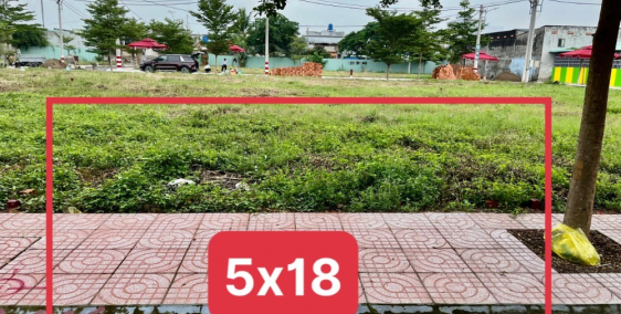 Lô đất sát trường mầm non Đức Hòa, sổ riêng, full thổ cư, vay 50%