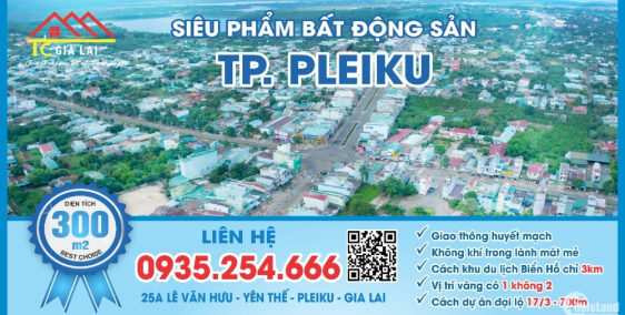 Khu vực trọng điểm phát triển cơ sở hạ tầng của Tp. Pleiku