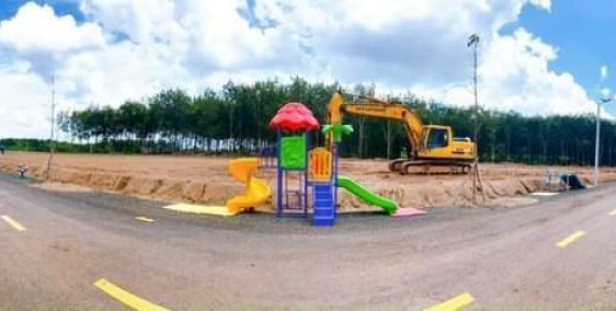 Đất thổ cư sổ sẫn 1/500 đường nhựa 32m dân cư hiện hữu 80%  kế khu công Becamx