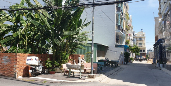 bán đất gò vấp 2 mặt tiền hẻm xe hơi, diện tích 5m x 12m sổ hồng riêng 57m2.