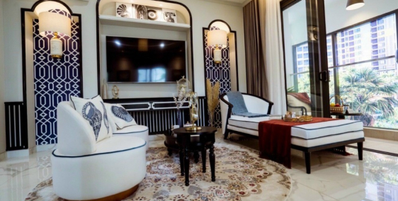 Căn hộ đậm chất Resort biển nhiệt đới với biển xanh, nước mặn, cát trắng, cọ dừa