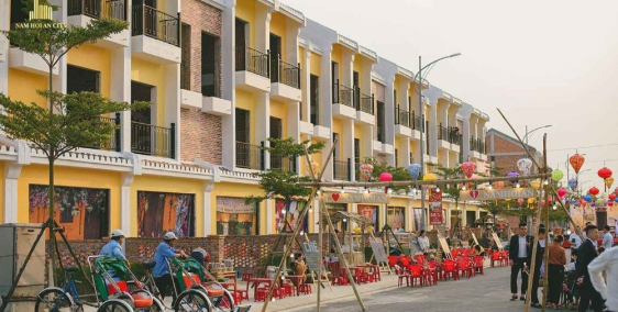 Nhà phố 3 tầng, view sông, ngay bến du thuyền khu đô thị Nam Hội An City, sổ sẵn