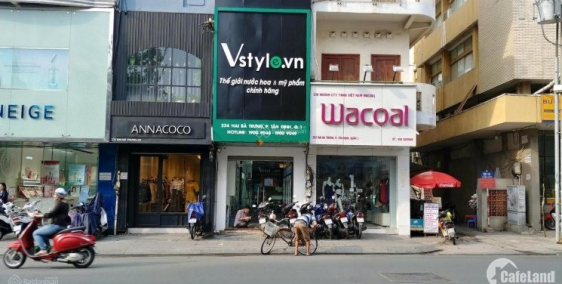 MT Hai Bà Trưng P Tân Định Quận 1.DT 7.8x18m,kết cấu 3 lầu ,giá 58 TỶ