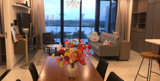 Cho thuê căn hộ 3PN full Nội Thất cao cấp, view sông SG.LH: 0974786760 xem nhà