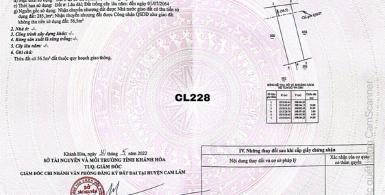 Bán đất ở đô thị tại thị trấn Cam Đức, Cam Lâm, Khánh Hoà